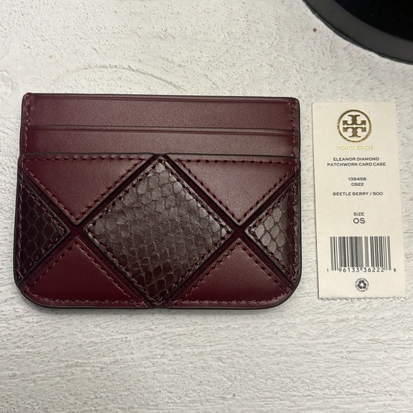 NWT Tory Burch Eleanor Card Case - Picture 2 of 2